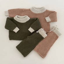 Load image into Gallery viewer, Winslow Knit Set in Green
