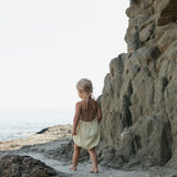 Lyle Halter Romper in Light Yellow