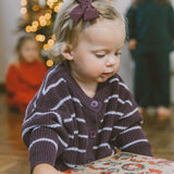 Cameron Jumpsuit in Blackberry Stripe