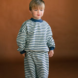 Julian Toddler Set in Blackthorn Berry Stripe