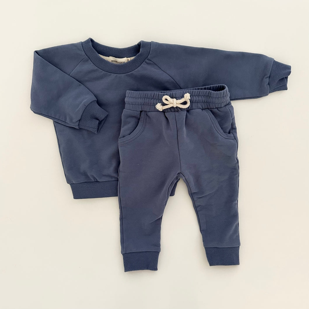 Cove Jogger Set in Blue
