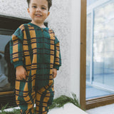 Danni Jumpsuit in Botanical Garden Plaid