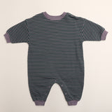 Marlowe Jumpsuit in Purple Ash Stripe