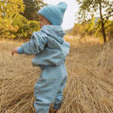 Jamie Set in Thin Bel Air Blue Stripe