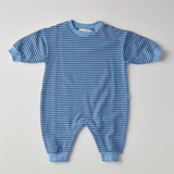 Marlowe Jumpsuit in Bel Air Blue Stripe