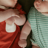Cory Pocket Romper in Clay Red