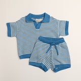 Paxton Set in Vanilla Ice Stripe