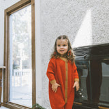 Cameron Jumpsuit in Mars Red