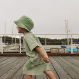 Lennon Set in Aspen Green Stripe