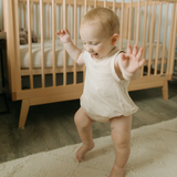 Monroe Romper in Cream