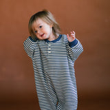 Ryan Jumpsuit in Pale Yellow Stripe