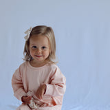 Harley Pocket Romper in Peach Powder