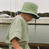 Lennon Set in Aspen Green Stripe