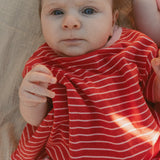 Ellery Set in Thin Aurora Red Stripe