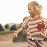 Birdie Set in Red Stripe