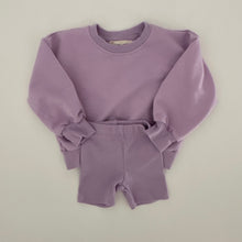 Load image into Gallery viewer, Hollis Sweatshirt Set in Purple
