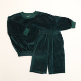 Daryl Set in Thin June Bug Stripe