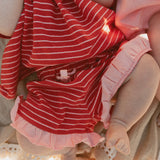 Ellery Set in Thin Aurora Red Stripe