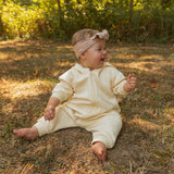 Skylar Jumpsuit in Vanilla