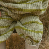 Morgan Set in Light Green Stripe