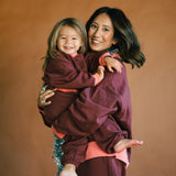 Julian Toddler Set in Deep Plum