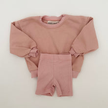 Load image into Gallery viewer, Hollis Sweatshirt Set in Pink
