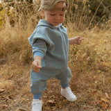 Skylar Jumpsuit in Thin Bel Air Blue Stripes
