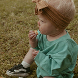 Harley Pocket Romper in Mineral Green