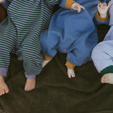 Marlowe Jumpsuit in Purple Ash Stripe