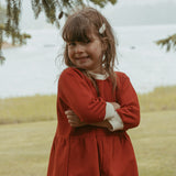 Kelsey Dress in Clay Red
