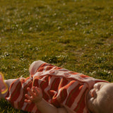 Thayer Jumpsuit in Red Blossom Stripe