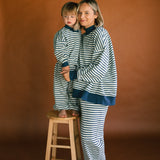 Julian Toddler Set in Blackthorn Berry Stripe