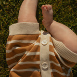 Thayer Jumpsuit in Apple Cinnamon Stripe