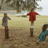Kelsey Dress in Clay Red