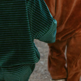 Daryl Set in Thin June Bug Stripe