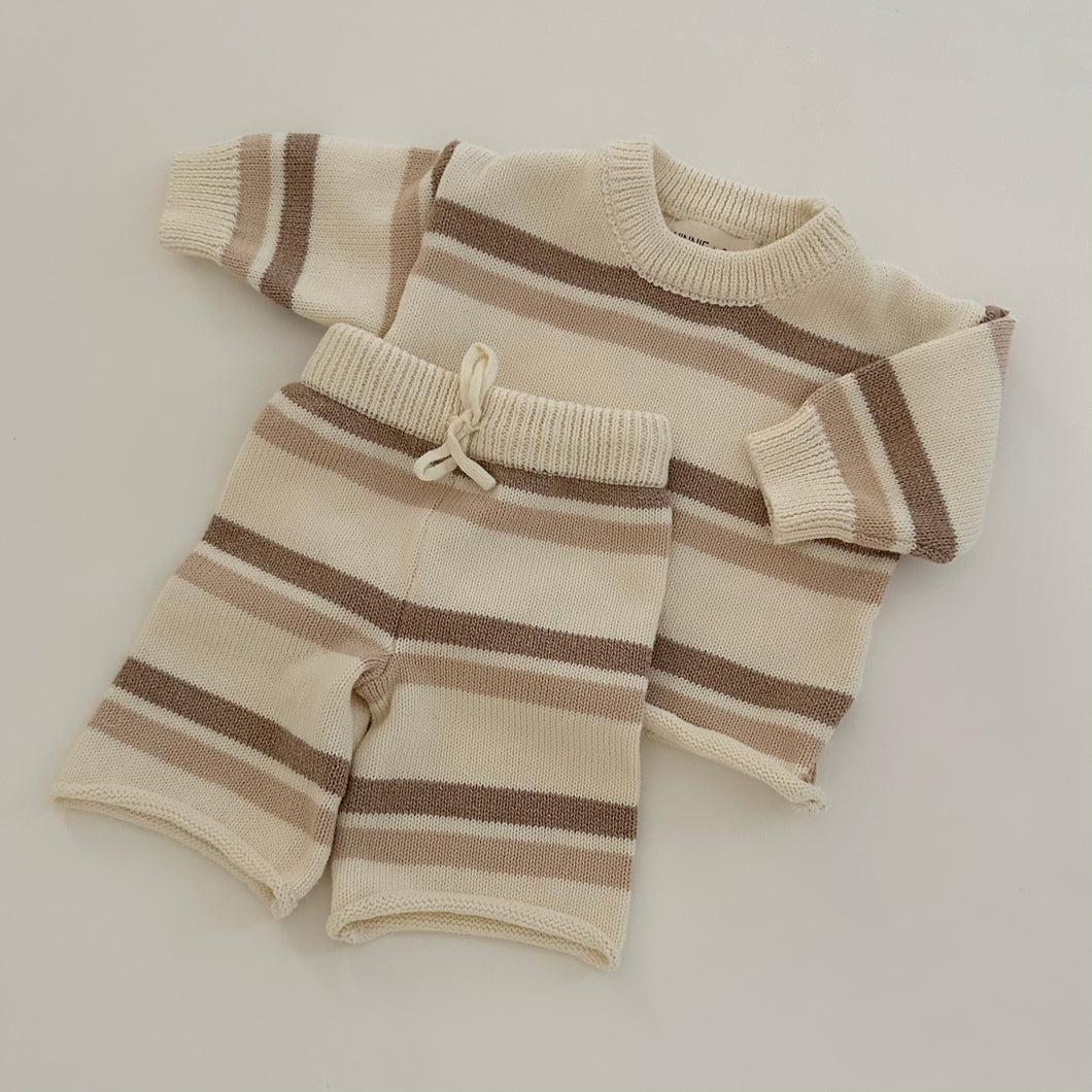 Sadie Striped Knit Set