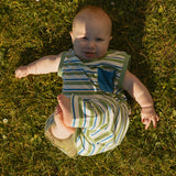 Jensen Set in Blue Green Stripe