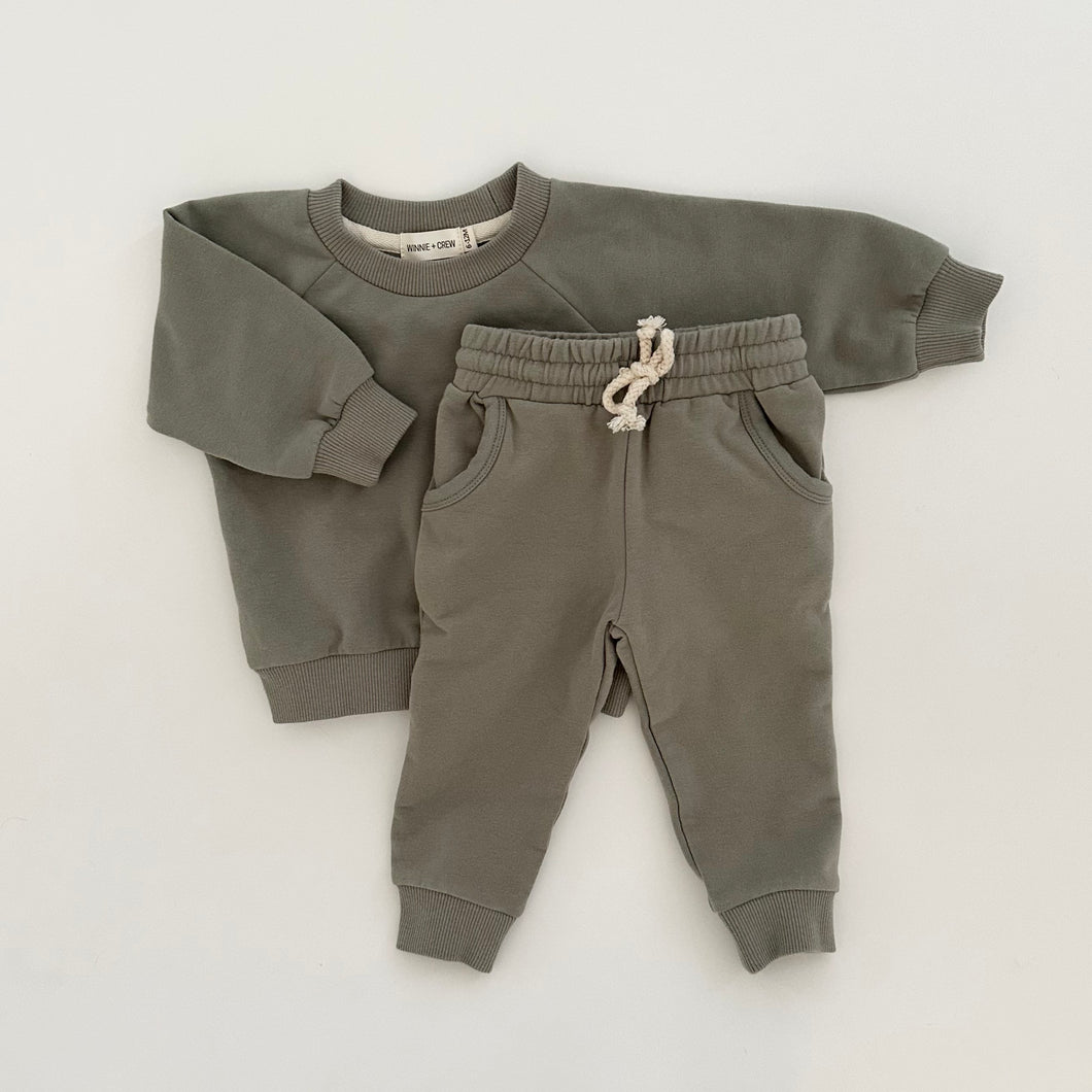Cove Jogger Set in Green