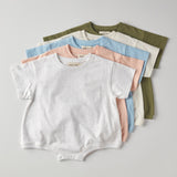 Cory Pocket Romper in Loden Green