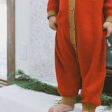 Cameron Jumpsuit in Mars Red