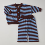 Finley Set in Bitter Chocolate Stripe