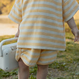 Sterling Set in Yellow Stripe