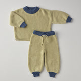 Elliot Knit Set in Light Green