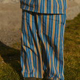 Jensen Set in Vallarta Blue Vertical Stripe