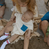 Cory Pocket Romper in Vanilla Ice