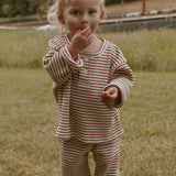 Micky Set in Thin Turtledove Stripe