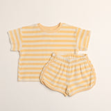Sterling Set in Yellow Stripe