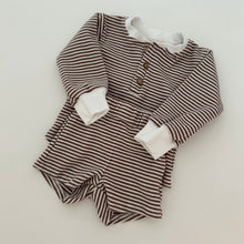 Load image into Gallery viewer, Jude Striped Set in Brown
