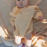 Harley Pocket Romper in Yellow