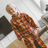 Brooks Set in Mars Red Plaid